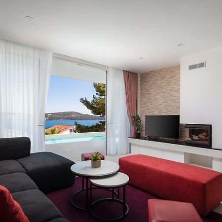 Villa Adria View With Heated Pool I Trogir Exterior foto