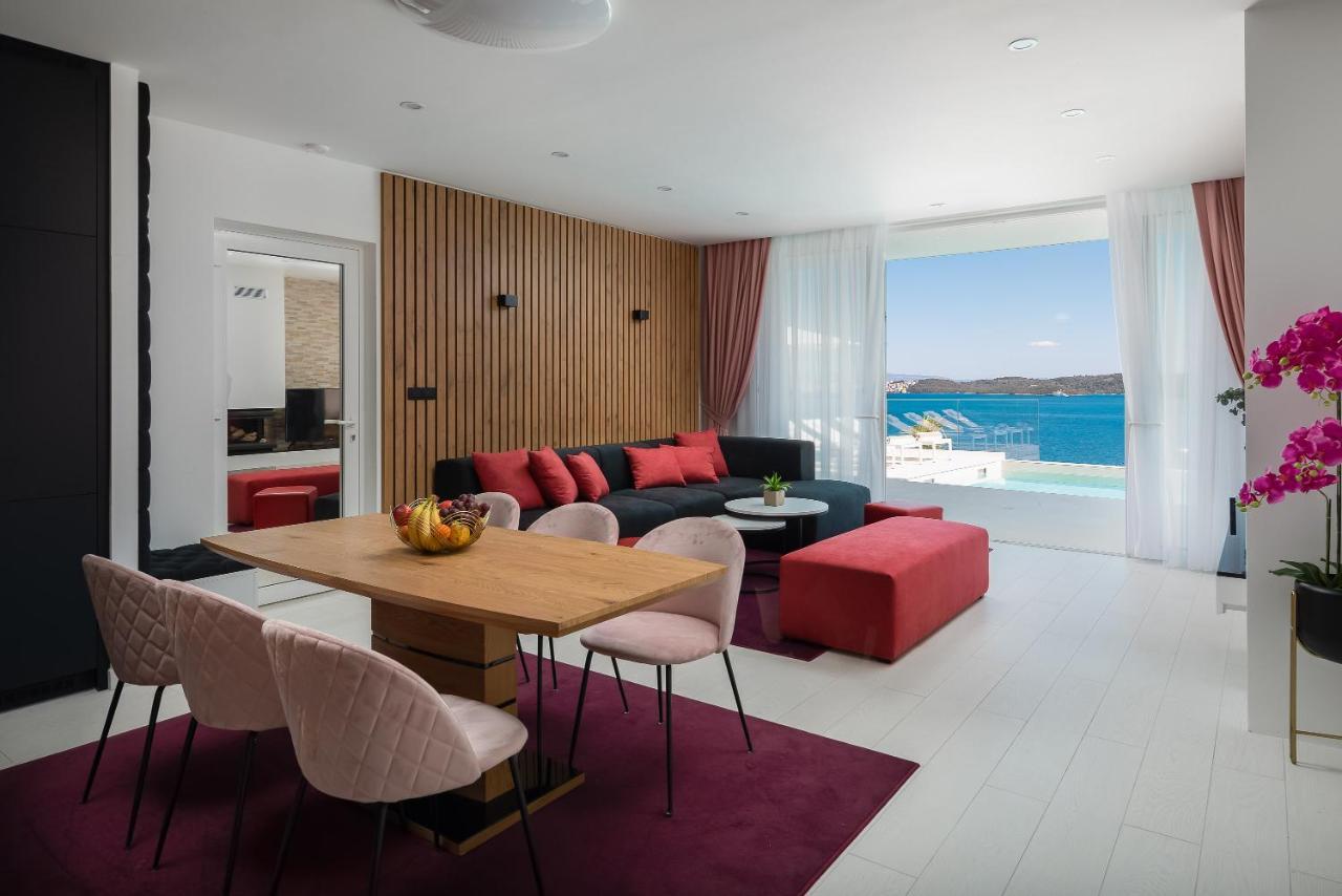 Villa Adria View With Heated Pool I Trogir Exterior foto