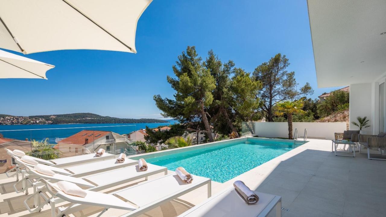 Villa Adria View With Heated Pool I Trogir Exterior foto