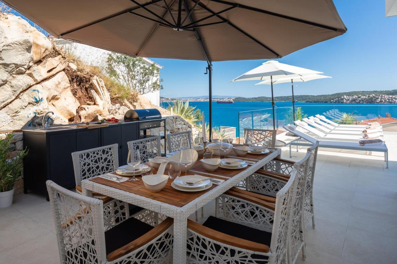 Villa Adria View With Heated Pool I Trogir Exterior foto