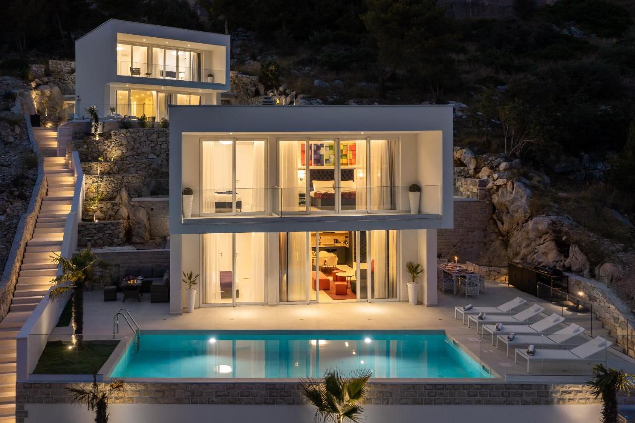 Villa Adria View With Heated Pool I Trogir Exterior foto