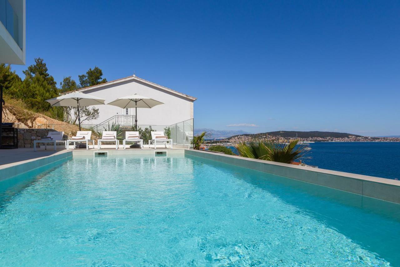 Villa Adria View With Heated Pool I Trogir Exterior foto