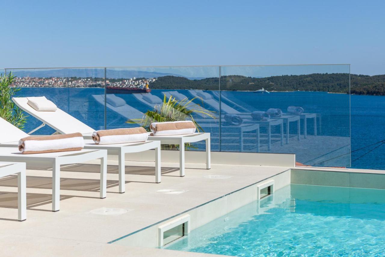 Villa Adria View With Heated Pool I Trogir Exterior foto
