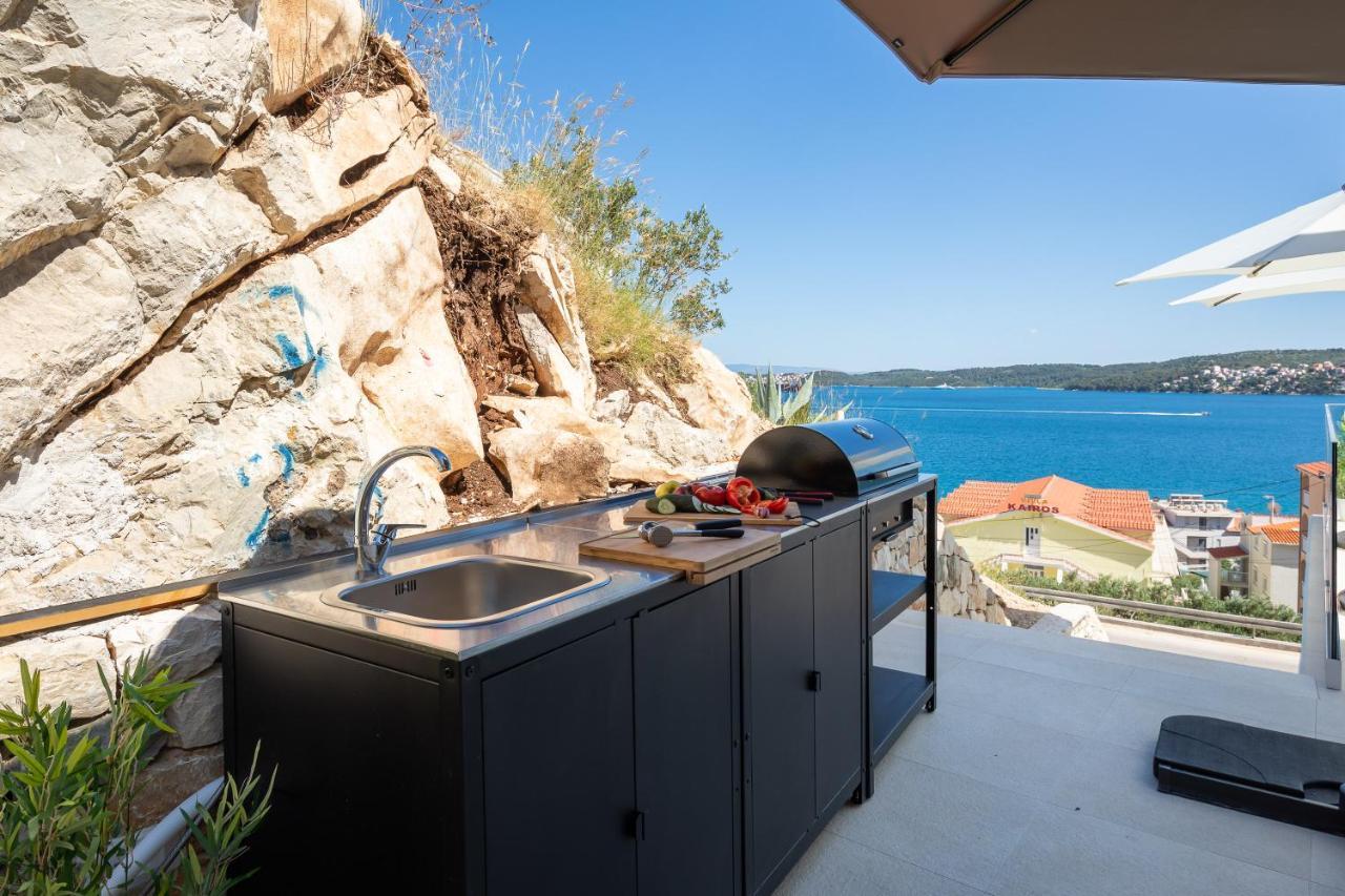 Villa Adria View With Heated Pool I Trogir Exterior foto